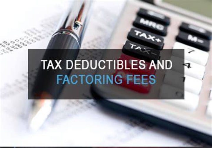Are factoring fees tax deductible?