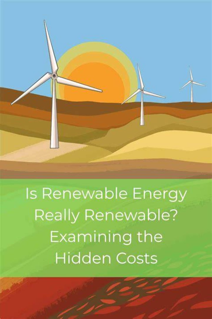 Is renewable energy really sustainable?