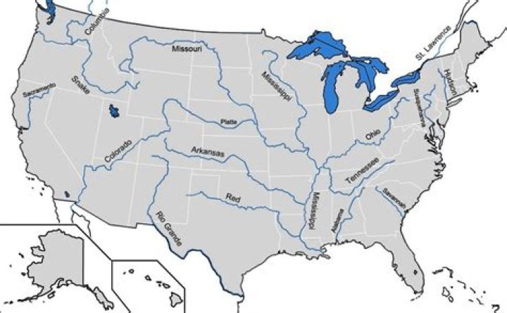 What are 7 major rivers in the US?