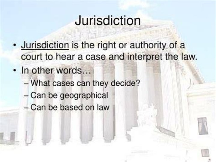What are three types of cases jurisdiction they rule on?