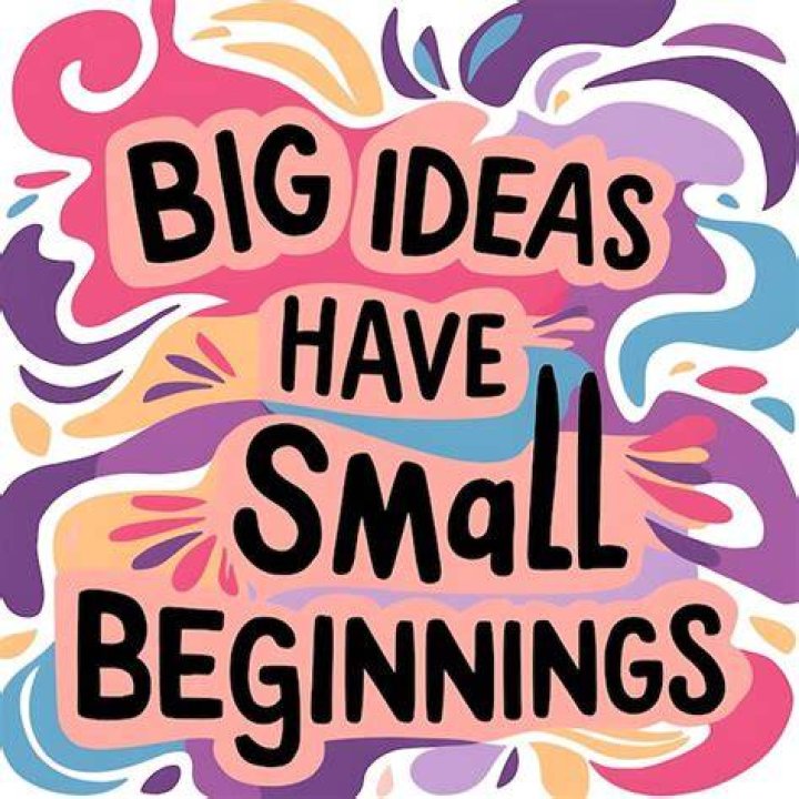 What is big ideas and small ideas?