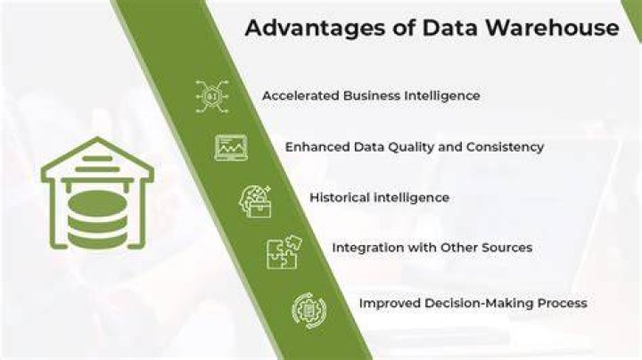 What is data warehouse and its advantages?